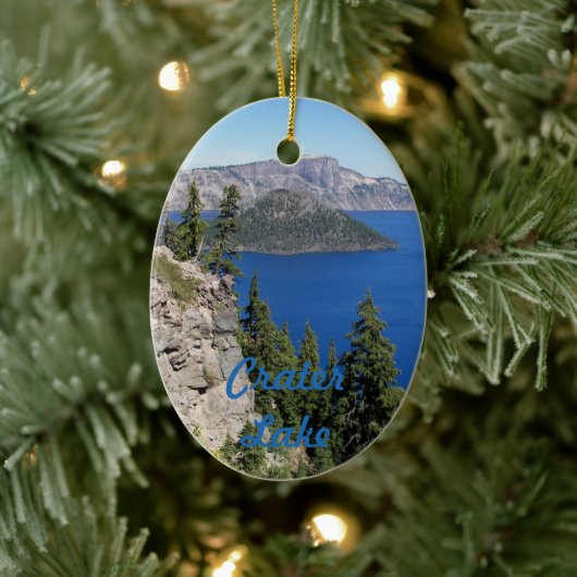 Crater Lake National Park Vakantie Keramisch Ornament (Boom)