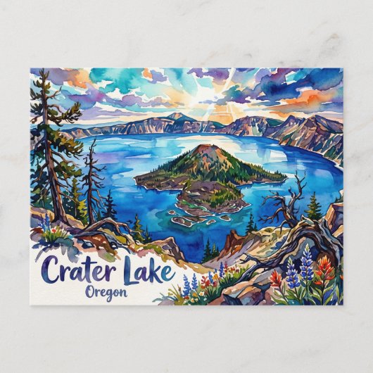 Crater Lake National Park VS Briefkaart (Voorkant)