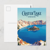 Crater Lake National Park VS Briefkaart (Voorkant / Achterkant)