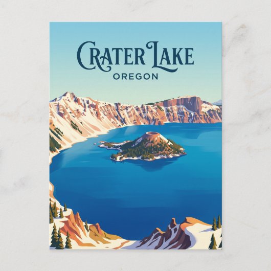 Crater Lake National Park VS Briefkaart (Voorkant)