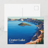 Crater Lake National Park VS Briefkaart (Voorkant / Achterkant)