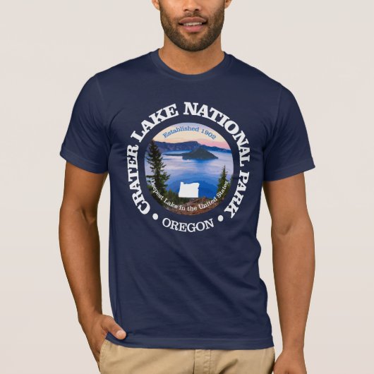 Crater Lake NP (rd)2 T-shirt (Voorkant)