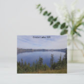 Crater Lake, OR Briefkaart (Staand voorkant)