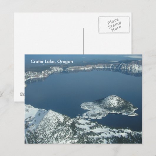 Crater Lake, Oregon Briefkaart (Voorkant / Achterkant)