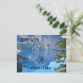 Crater Lake, Oregon Briefkaart (Staand voorkant)