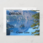 Crater Lake, Oregon Briefkaart (Voorkant / Achterkant)