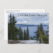 Crater Lake, Oregon Briefkaart (Voorkant / Achterkant)