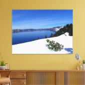 Crater Lake, Oregon Canvas Afdruk (Insitu (Woonkamer))