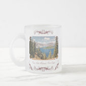 Crater Lake Oregon Frosted Coffee Mok (Links)