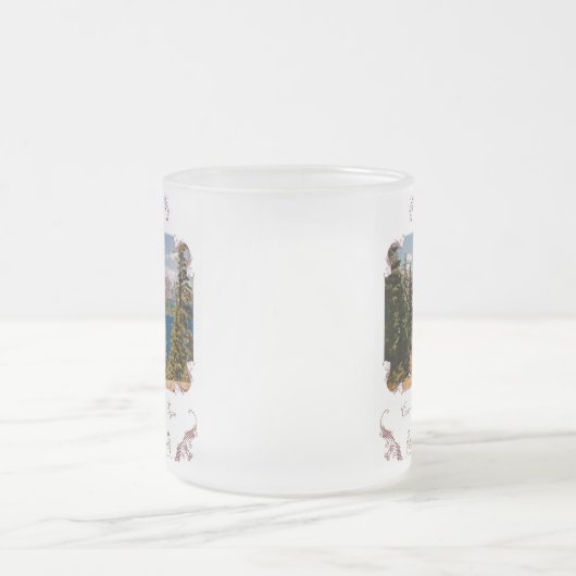 Crater Lake Oregon Frosted Coffee Mok (Center)