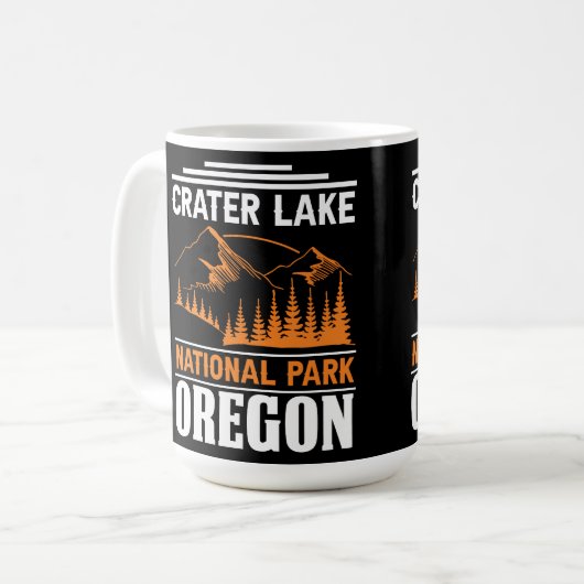 Crater Lake Oregon Koffiemok (Voorkant links)