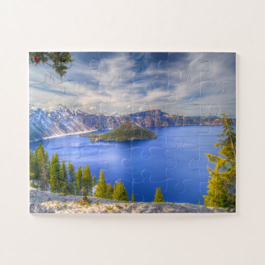 Crater Lake Oregon Legpuzzel (Horizontaal)