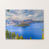 Crater Lake Oregon. Legpuzzel (Horizontaal)