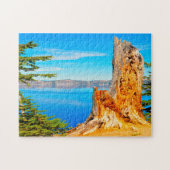 Crater Lake Oregon. Legpuzzel (Horizontaal)