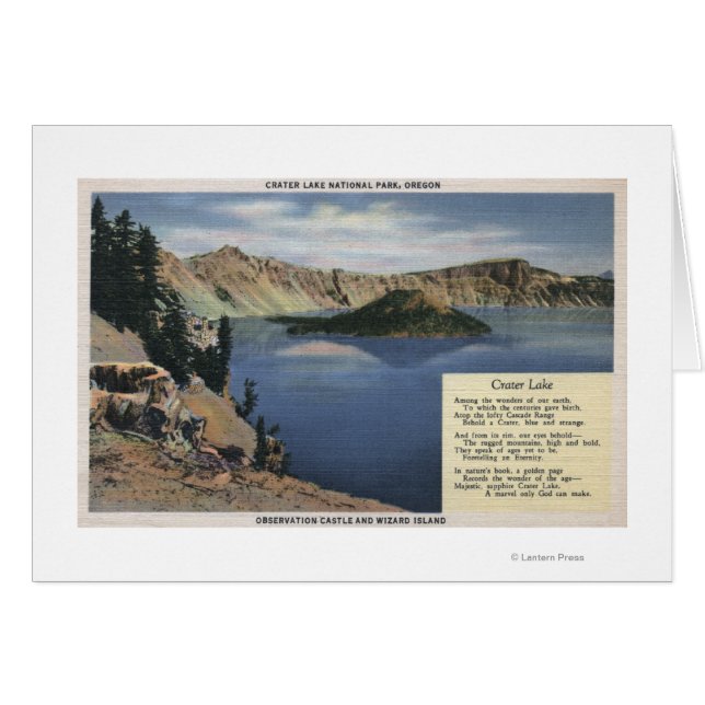 Crater Lake, Oregon - Observatie (Voorkant Horizontaal)