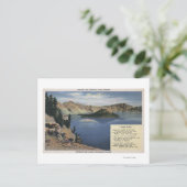 Crater Lake, Oregon - Observatie Briefkaart (Staand voorkant)