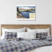 Crater Lake, Oregon - Observatie Canvas Afdruk (Insitu (Slaapkamer))