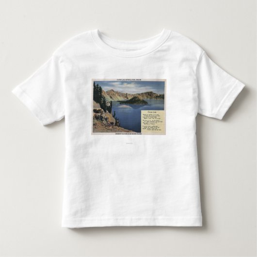 Crater Lake, Oregon - Observatie Kinder Shirts (Voorkant)