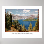Crater Lake Oregon Poster (Voorkant)