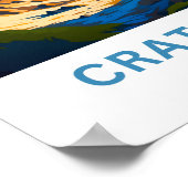 Crater Lake Oregon Reisprint Poster (Hoek)
