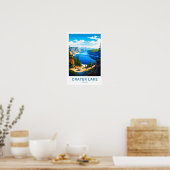 Crater Lake Oregon Reisprint Poster (Keuken)