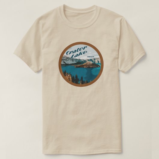 Crater Lake - Oregon T-shirt (Design voorkant)