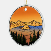 Crater Lake Ornament (Links)