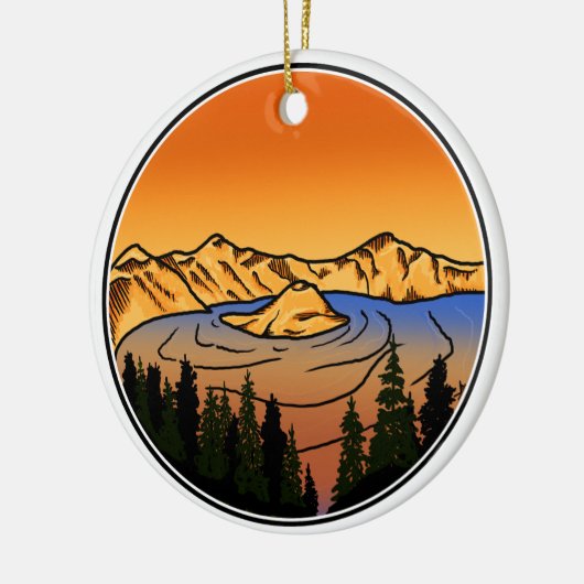 Crater Lake Ornament (Links)