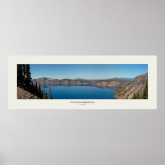 Crater Lake Panorama Poster