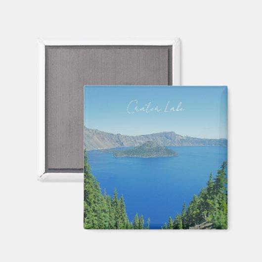 Crater Lake Schilderachtig Natuur Fotografie Magneet (Voorkant / Achterkant)