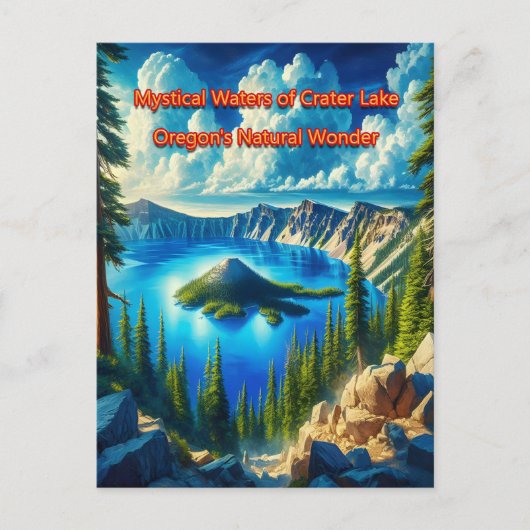 Crater Lake Serenity Briefkaart (Voorkant)