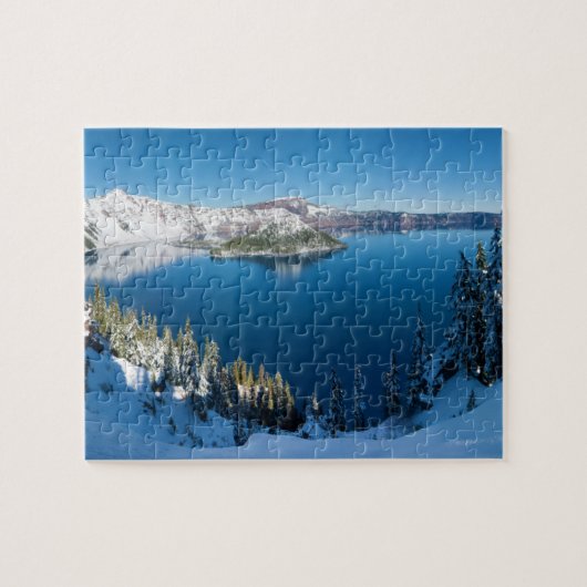 Crater Lake South Central Oregon in Winter Legpuzzel (Horizontaal)