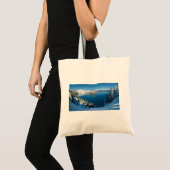 Crater Lake South Central Oregon in Winter Tote Bag (Voorkant (product))