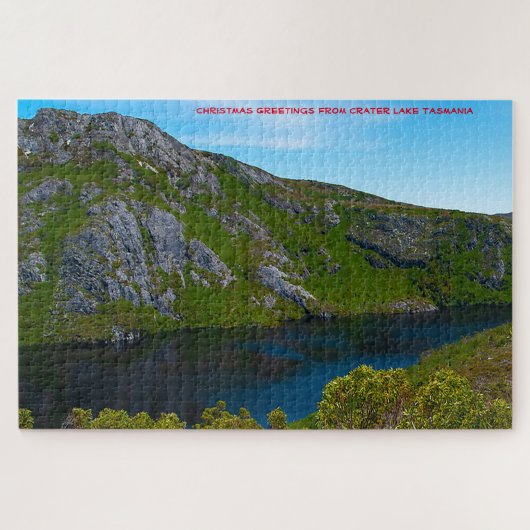 Crater Lake Tasmania Jigzaag Puzzle Legpuzzel (Horizontaal)