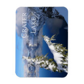 Crater Lake, Winter, National Park, Oregon Magneet (Verticaal)