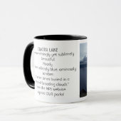 Crater Lake wolken Mok (Voorkant links)