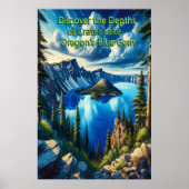 Crater Lakes Serene Morning Poster (Voorkant)