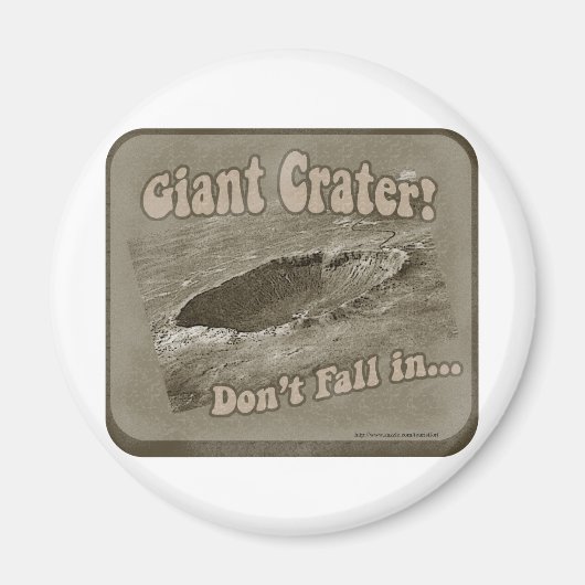 Crater. Magneet (Voorkant)