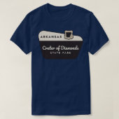 Crater of Diamonds State Park Arkansas Welkomstbor T-shirt (Design voorkant)