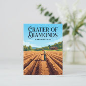 Crater of Diamonds State Park VS Briefkaart (Staand voorkant)