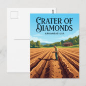 Crater of Diamonds State Park VS Briefkaart (Voorkant / Achterkant)