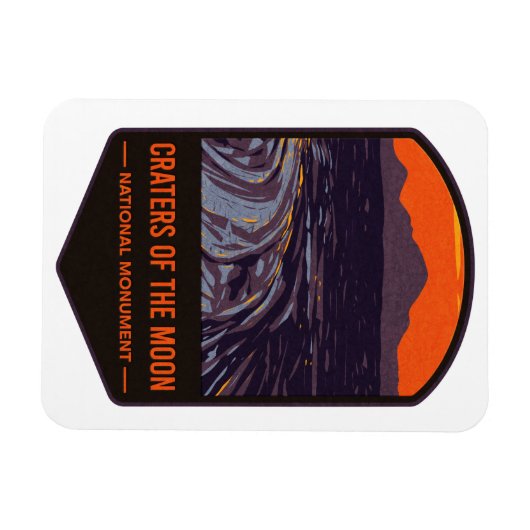 Craters Of The Moon National Monument Magneet (Horizontaal)