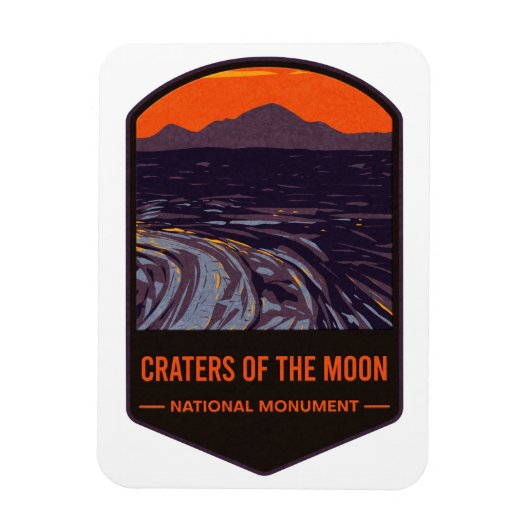 Craters Of The Moon National Monument Magneet (Verticaal)