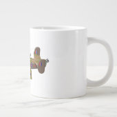Cratoon retro bombommenwerper grote koffiekop (Rechts)