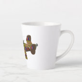 Cratoon retro bombommenwerper latte mok (Rechts)