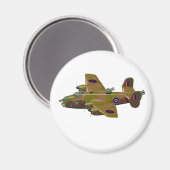 Cratoon retro bombommenwerper magneet (Voorkant / Achterkant)