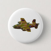 Cratoon retro bombommenwerper ronde button 5,7 cm (Voorkant)