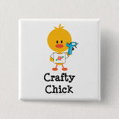 Craty Chick Button (Voorkant)