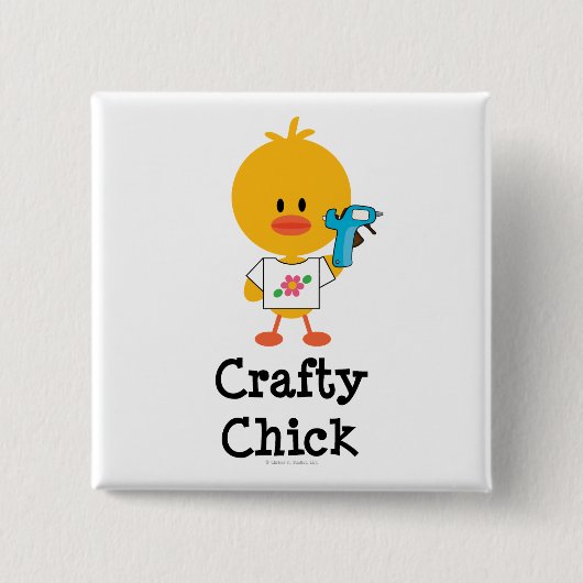 Craty Chick Button (Voorkant)