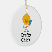 Craty Chick Ornament (Rechts)